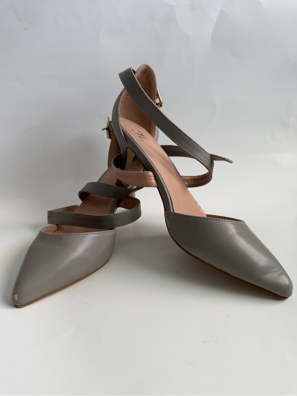 Journee Collection Women’s Grey Heels
